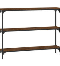Konsolentisch Braun Eichen-Optik 100x22,5x75 cm Holzwerkstoff