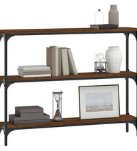 Konsolentisch Braun Eichen-Optik 100x22,5x75 cm Holzwerkstoff