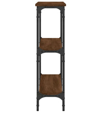 Konsolentisch Braun Eichen-Optik 100x22,5x75 cm Holzwerkstoff