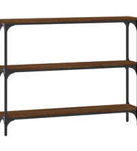 Konsolentisch Braun Eichen-Optik 100x22,5x75 cm Holzwerkstoff