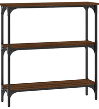 Konsolentisch Braun Eichen-Optik 75x22,5x75 cm Holzwerkstoff