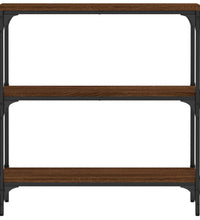 Konsolentisch Braun Eichen-Optik 75x22,5x75 cm Holzwerkstoff