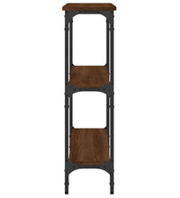 Konsolentisch Braun Eichen-Optik 75x22,5x75 cm Holzwerkstoff
