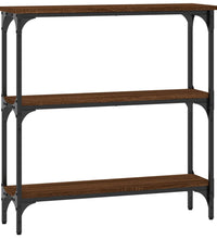 Konsolentisch Braun Eichen-Optik 75x22,5x75 cm Holzwerkstoff