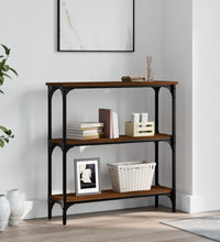Konsolentisch Braun Eichen-Optik 75x22,5x75 cm Holzwerkstoff