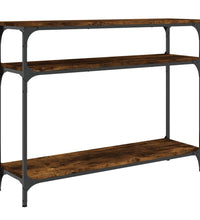 Konsolentisch Räuchereiche 100x29x75 cm Holzwerkstoff