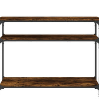 Konsolentisch Räuchereiche 100x29x75 cm Holzwerkstoff
