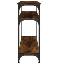 Konsolentisch Räuchereiche 100x29x75 cm Holzwerkstoff