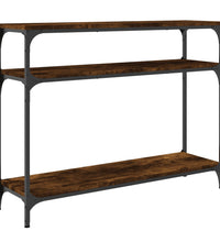 Konsolentisch Räuchereiche 100x29x75 cm Holzwerkstoff
