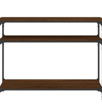 Konsolentisch Braun Eichen-Optik 100x29x75 cm Holzwerkstoff