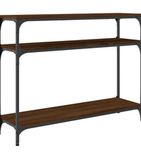 Konsolentisch Braun Eichen-Optik 100x29x75 cm Holzwerkstoff