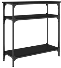 Konsolentisch Schwarz 75x29x75 cm Holzwerkstoff