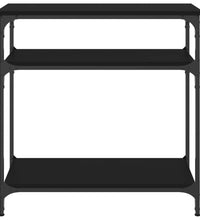 Konsolentisch Schwarz 75x29x75 cm Holzwerkstoff