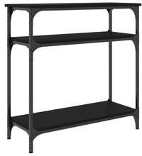 Konsolentisch Schwarz 75x29x75 cm Holzwerkstoff