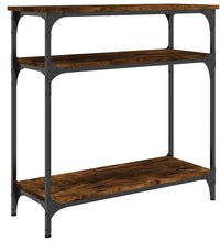 Konsolentisch Räuchereiche 75x29x75 cm Holzwerkstoff