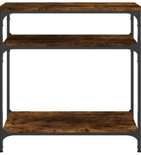 Konsolentisch Räuchereiche 75x29x75 cm Holzwerkstoff