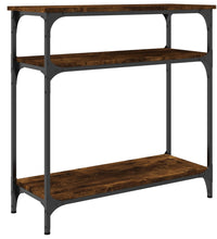 Konsolentisch Räuchereiche 75x29x75 cm Holzwerkstoff