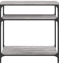 Konsolentisch Grau Sonoma 75x29x75 cm Holzwerkstoff