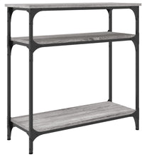 Konsolentisch Grau Sonoma 75x29x75 cm Holzwerkstoff