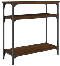 Konsolentisch Braun Eichen-Optik 75x29x75 cm Holzwerkstoff
