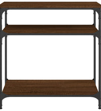 Konsolentisch Braun Eichen-Optik 75x29x75 cm Holzwerkstoff