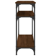 Konsolentisch Braun Eichen-Optik 75x29x75 cm Holzwerkstoff
