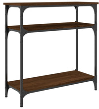 Konsolentisch Braun Eichen-Optik 75x29x75 cm Holzwerkstoff