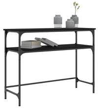 Konsolentisch Schwarz 100x35,5x75 cm Holzwerkstoff