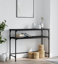 Konsolentisch Schwarz 100x35,5x75 cm Holzwerkstoff