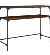 Konsolentisch Räuchereiche 100x35,5x75 cm Holzwerkstoff