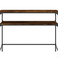 Konsolentisch Räuchereiche 100x35,5x75 cm Holzwerkstoff