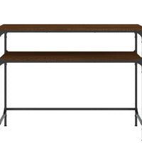 Konsolentisch Braun Eichen-Optik 100x35,5x75 cm Holzwerkstoff
