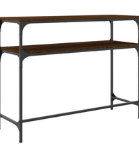 Konsolentisch Braun Eichen-Optik 100x35,5x75 cm Holzwerkstoff