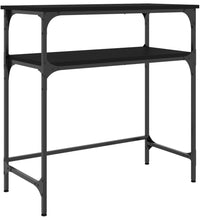 Konsolentisch Schwarz 75x35,5x75 cm Holzwerkstoff