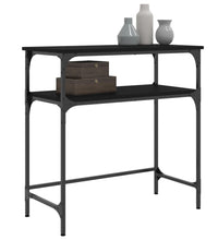 Konsolentisch Schwarz 75x35,5x75 cm Holzwerkstoff