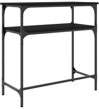 Konsolentisch Schwarz 75x35,5x75 cm Holzwerkstoff