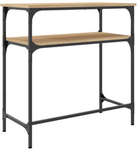 Konsolentisch Sonoma-Eiche 75x35,5x75 cm Holzwerkstoff