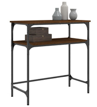 Konsolentisch Braun Eichen-Optik 75x35,5x75 cm Holzwerkstoff
