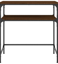 Konsolentisch Braun Eichen-Optik 75x35,5x75 cm Holzwerkstoff