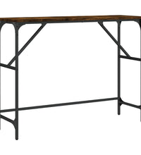 Konsolentisch Räuchereiche 100x32x75 cm Holzwerkstoff