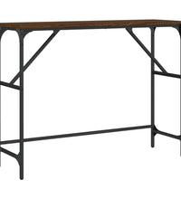 Konsolentisch Braun Eichen-Optik 100x32x75 cm Holzwerkstoff