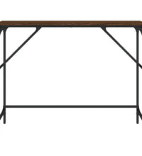 Konsolentisch Braun Eichen-Optik 100x32x75 cm Holzwerkstoff