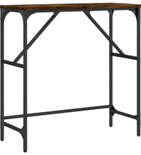 Konsolentisch Räuchereiche 75x32x75 cm Holzwerkstoff