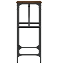 Konsolentisch Braun Eichen-Optik 75x32x75 cm Holzwerkstoff