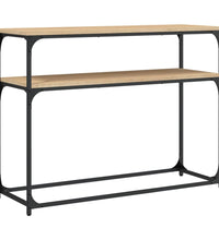 Konsolentisch Sonoma-Eiche 100x35,5x75 cm Holzwerkstoff