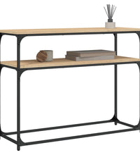 Konsolentisch Sonoma-Eiche 100x35,5x75 cm Holzwerkstoff