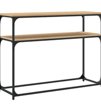 Konsolentisch Sonoma-Eiche 100x35,5x75 cm Holzwerkstoff