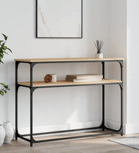 Konsolentisch Sonoma-Eiche 100x35,5x75 cm Holzwerkstoff