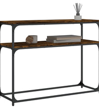 Konsolentisch Räuchereiche 100x35,5x75 cm Holzwerkstoff