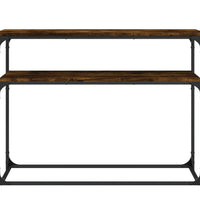 Konsolentisch Räuchereiche 100x35,5x75 cm Holzwerkstoff